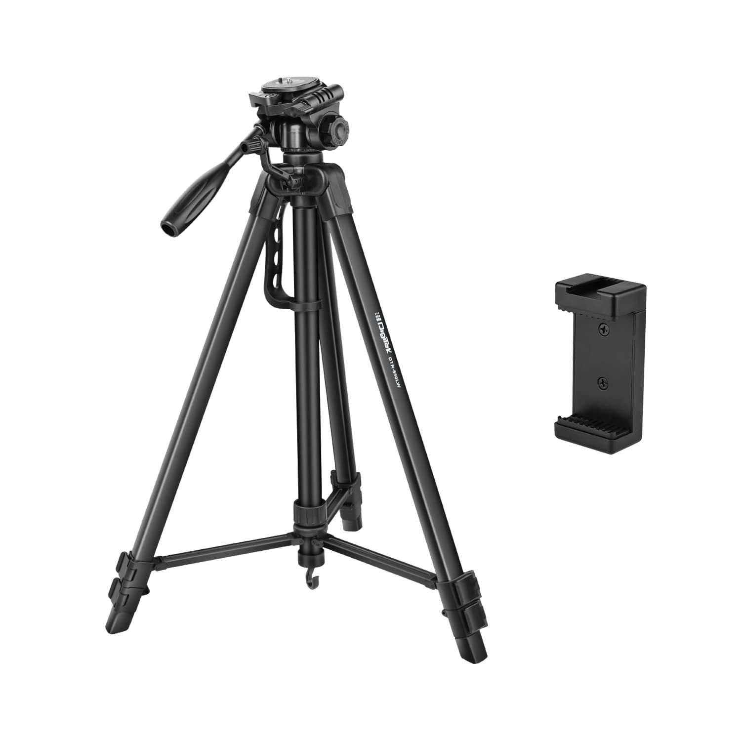 Adjustable (65-inch) Tripod For DSLR, Camera Operating Height: 5.36 ...