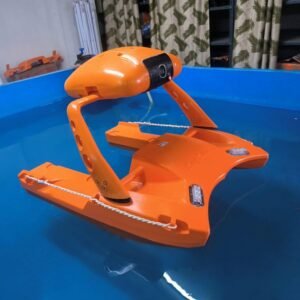 Orange HDPE Life-Saving RC Buoy, Rescue Remote Control Lifebuoy