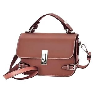 Premium Leather Ahoulder Bag for Women, Camera Design