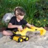 Big Size Kids Unbreakable Dump Truck and Excavator Toy Set